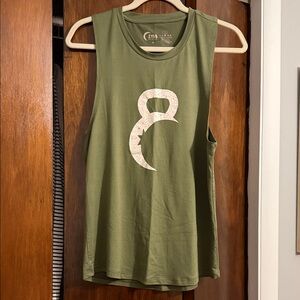 ZYIA Sage Green Graphic Tank Top